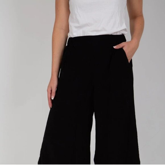CP Shades Wendy Palazzo Baby Corduroy Pants, Black, Size Medium, New, Never Worn - Picture 2 of 6